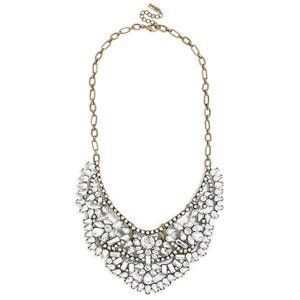 BaubleBar crystal rapunzel bib necklace